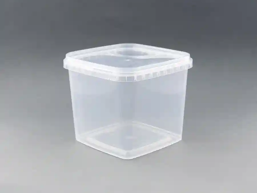 ظرف یکبار مصرف مایکروویو مربع پولاد پویش