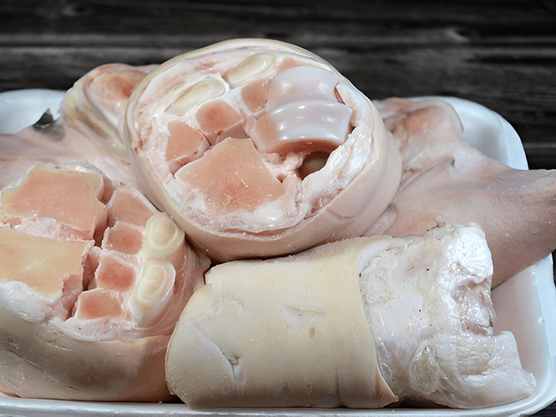 پاچه گوساله پاک شده