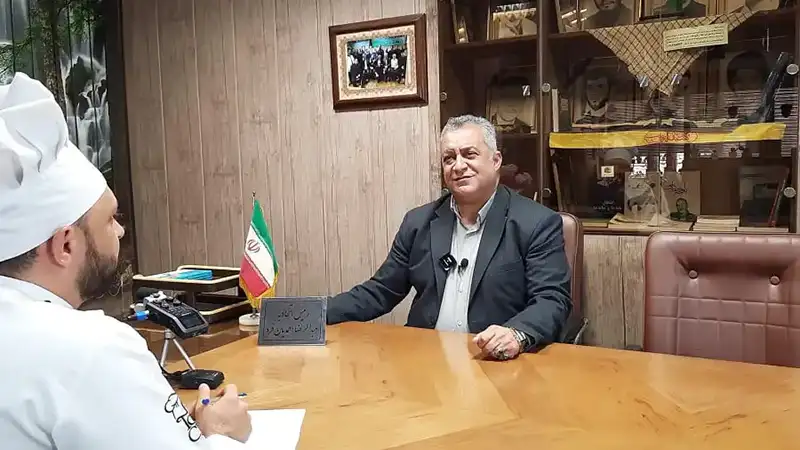 مصاحبه سایت طباخی ها با ریاست محترم اتحادیه طباخان تهران